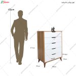 دراور 5 کشو آلوا