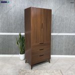 مدل کمد لباس چوبی جدید، عکس کمد لباس، کمد لباس دخترانه، کمد سه کشو آلوا