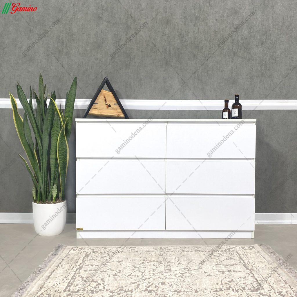 میز کنسول سفید، کنسول دراور 120 دموی