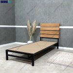 تخت خواب فلزی بابونه یک نفره گامی نو