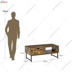 میز جلو مبلی J107، خرید میز جلو مبلی