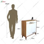 جاکفشی ام دی اف، جاکفشی 4 طبقه تمیس