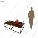 میز جلو مبلی J102