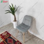 صندلی پارچه ای آریا نقره ای