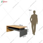 میز جلو مبلی ماهور ساخته شده در مجموعه گامی نو