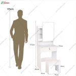 میز آرایش شمین