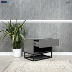 خرید میز پاتختی ارزان، پاتختی دو کشو، قیمت پاتختی چوبی، میز پاتختی مدرن، ساخته ششده در مجموعه گامینو