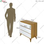 دراور 3 کشو ویکتور