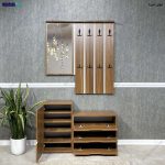 جاکفشی جدید، جاکفشی لاکچری، جاکفشی آینه دار جدید جاکفشی دیواری، جا کفشی و جالباسی وندا