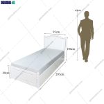 آدمک تخت خواب یک نفره صبا | گامی نو