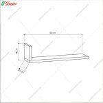 شلف دیواری تینا از جنس ام دی اف طراحی و ساخت گامی نو