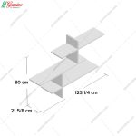 شلف دیواری ماناست ساخت گامی نو از جنس ام دی اف