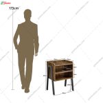 میز کنار مبلی لاریسا و پاتختی P104