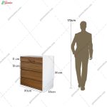 دراور 4 کشو ارغوان