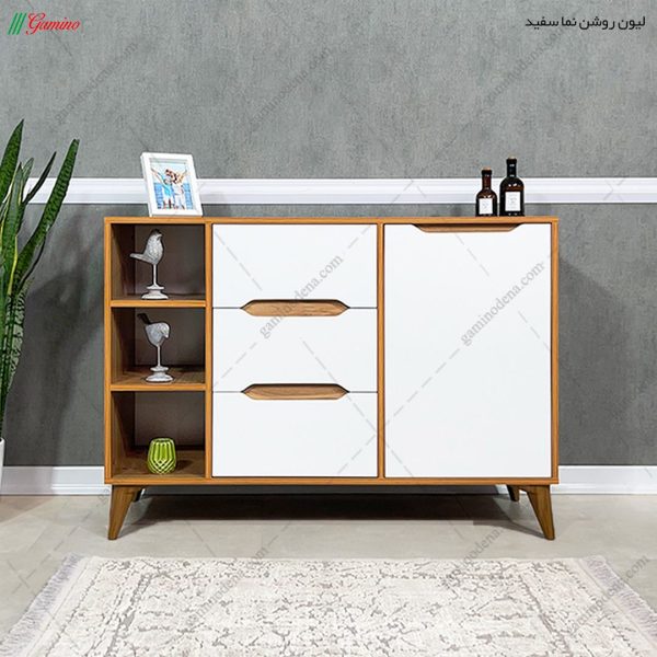 میز کنسول سفید، میز کنسول بلور