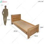 تخت خواب یک نفره کلاسیک، تخت خواب ماکان