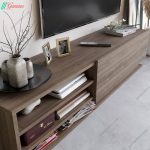 میز تلویزیون گندم + شلف