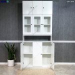 خرید کتابخانه چوبی رهام