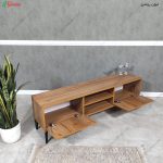 مدل میز تلویزیون دیواری ساده و شیک، میز تلویزیون قطره