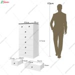 دراور 7 کشو ترمه