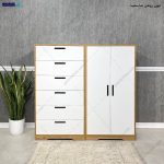 مدل کمد لباس چوبی جدید، عکس کمد لباس، کمد لباس دخترانه، دراور، دراور چوبی، ساخته شده در مجموعه گامی نو