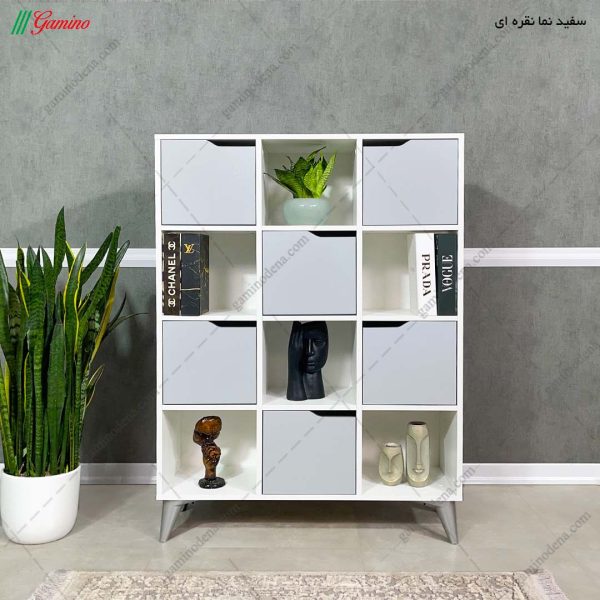 کتابخانه سیلور ساخته شده در گامی نو با ام دی اف درجه یک