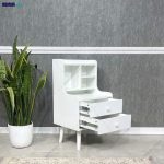 قیمت پاتختی چوبی، میز پاتختی جدید، پاتختی دو کشو، میز پاتختی پژواک، ساخته شده در مجموعه گامینو