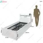 تخت خواب دخترانه یک نفره، تخت خواب اسفند