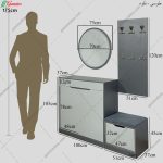 جاکفشی و جالباسی ورودی منزل، جاکفشی و جالباسی مرسده