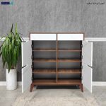 جاکفشی جدید، جاکفشی لاکچری، جاکفشی آینه دار جدید جا کفشی ام دی اف، جاکفشی آرتام