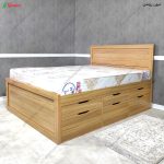 تخت خواب دو نفره ارزان با قیمت، تخت خواب درسا