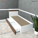 تخت خواب، تخت ، تخت خواب دو نفره، تخت خواب ساده و شیک، تخت خواب دو نفره عروس و داماد تخت خواب مدرن، تخت خواب غزاله