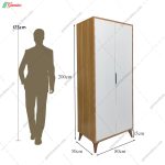 کمد دیواری رختخواب و لباس، کمد لباس 105