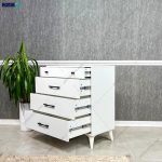 دراور سفید کوچک 4 کشو آراگل - Image 3