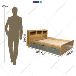 تخت خواب دو نفره کیوان گامی نو