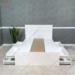 تخت خواب، تخت ، تخت خواب دو نفره، تخت خواب ساده و شیک، تخت خواب دو نفره عروس و داماد تخت خواب عروسی، تخت خواب حافظ