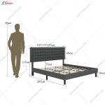 قیمت تخت خواب دو نفره، تخت خواب میخک