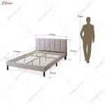 تخت خواب، تخت ، تخت خواب دو نفره، تخت خواب ساده و شیک، تخت خواب دو نفره عروس و داماد تخت خواب دو نفره مدرن، تخت خواب یاس