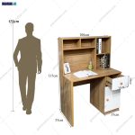 میز تحریر مینیمال، میز تحریر ام دی اف، میز تحریر فلزی، میز تحریر برکه