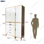 خرید آنلاین کمد لباس، خرید کمد لباس ارزان، ساخته شده در مجموعه گامینو