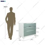 میز دراور جدید، خرید دراور چوبی، ساخته شده در مجموعه گامی نو