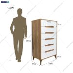 دراور 6 کشو هومان (80)، دراور جدید، دراور مدرن، ساخته شده در مجموعه گامی نو