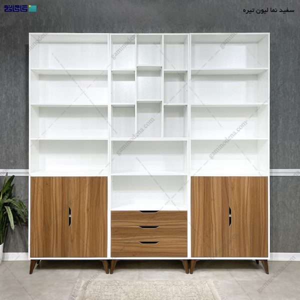 کتابخانه، شلف کتابخانه، ساخته شده در مجموعه گامی نو