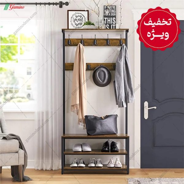 جاکفشی جدید، جاکفشی لاکچری، جاکفشی آینه دار جدید جا کفشی فلزی، جاکفشی ماهک