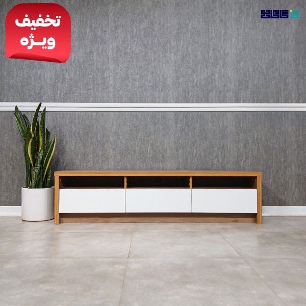 میز تلویزیون سیلوانا روشن سفید