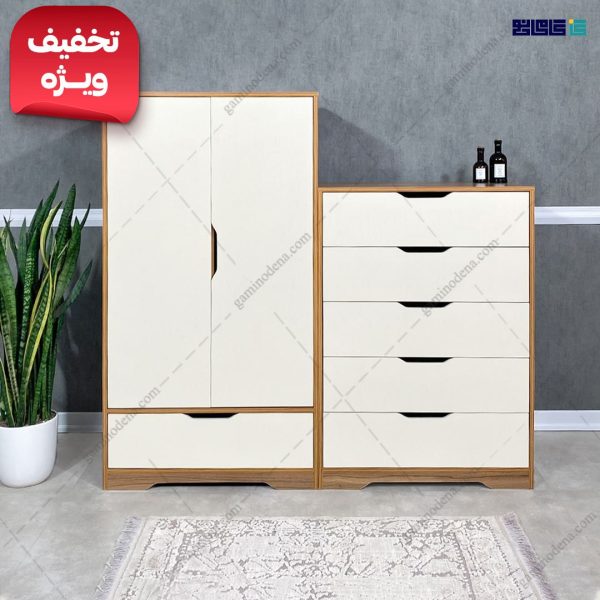 کمد و دراور تینا آفر ویژه، خرید ست کمد و دراور ارزان