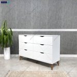 میز کنسول سفید، کنسول دراور بارمان