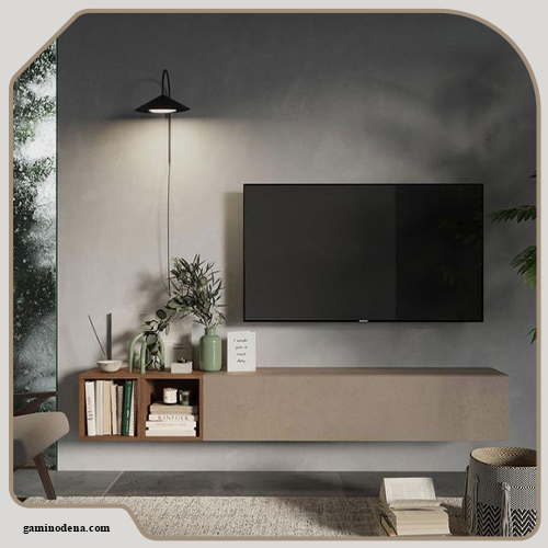 میز تلویزیون دیواری برای خانه های کوچک