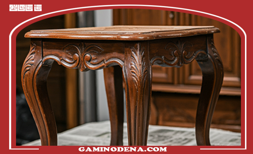 بازسازی میز عسلی قدیمی