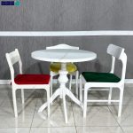 میز گرد دو نفره تنها بابونه